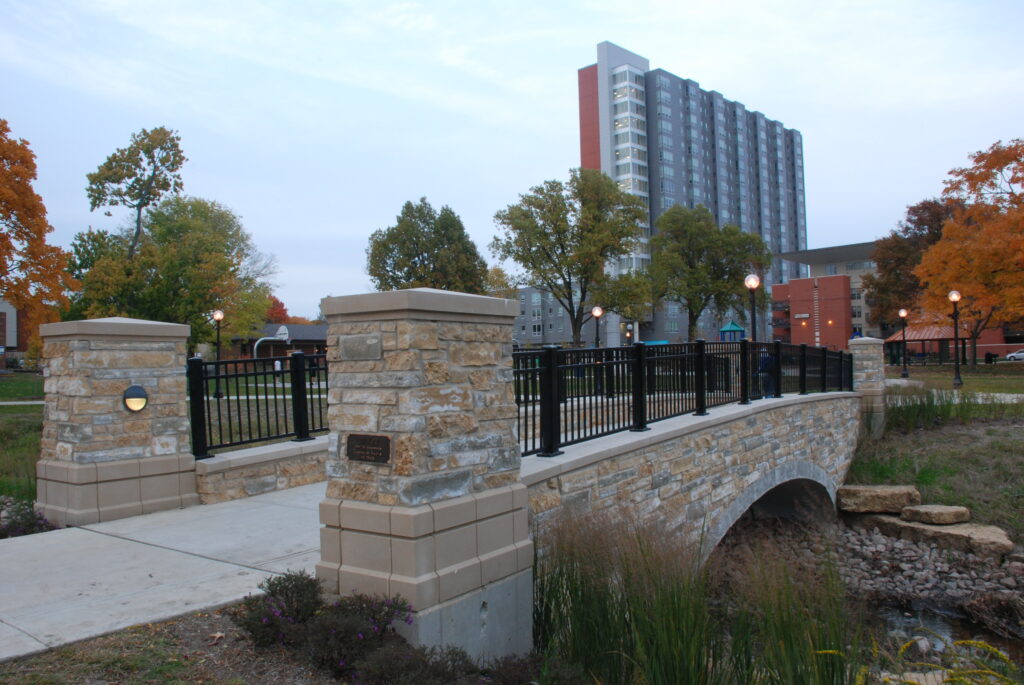 Stormwater Project Revitalizes Campustown Park slide